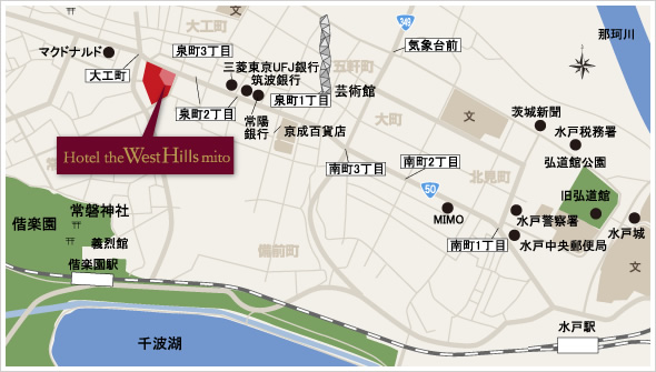 ホテル周辺拡大マップ