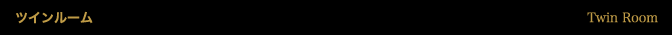 ツインルーム